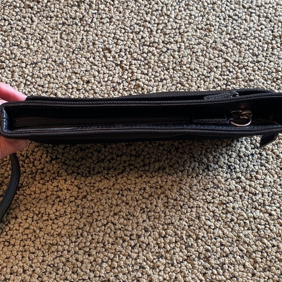 Coach Wristlet/Clutch Nylon & Leather Trim Bag in EUC - Picture 5 of 13
